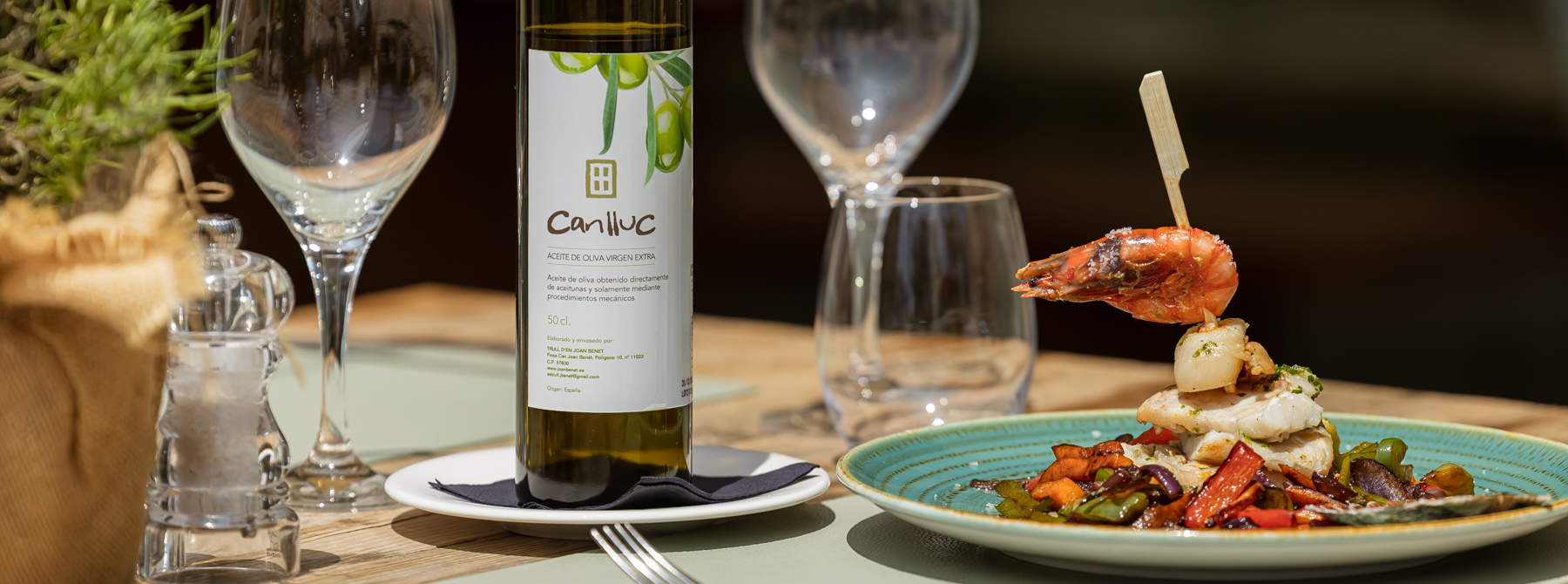 Aceite sostenible - comer bien en Ibiza